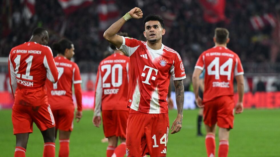 Der FC Bayern durfte spät jubeln. Der FC Bayern durfte spät jubeln.