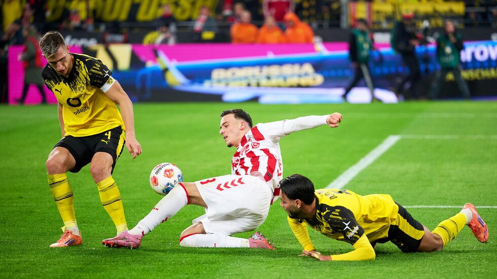 Said El Mala (M) stellte die BVB-Defensive immer wieder vor Probleme. Said El Mala (M) stellte die BVB-Defensive immer wieder vor Probleme.