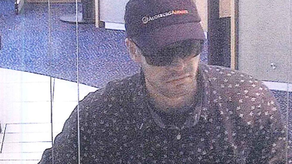 Der Täter - von der Überwa­chungs­ka­mera gefilmt. Der Täter - von der Überwachungskamera gefilmt.