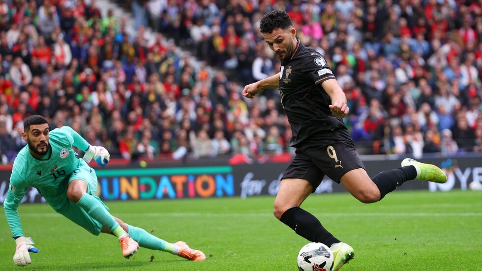 Auch Goncalo Ramos reihte sich in Portugals Torschützenliste ein. 