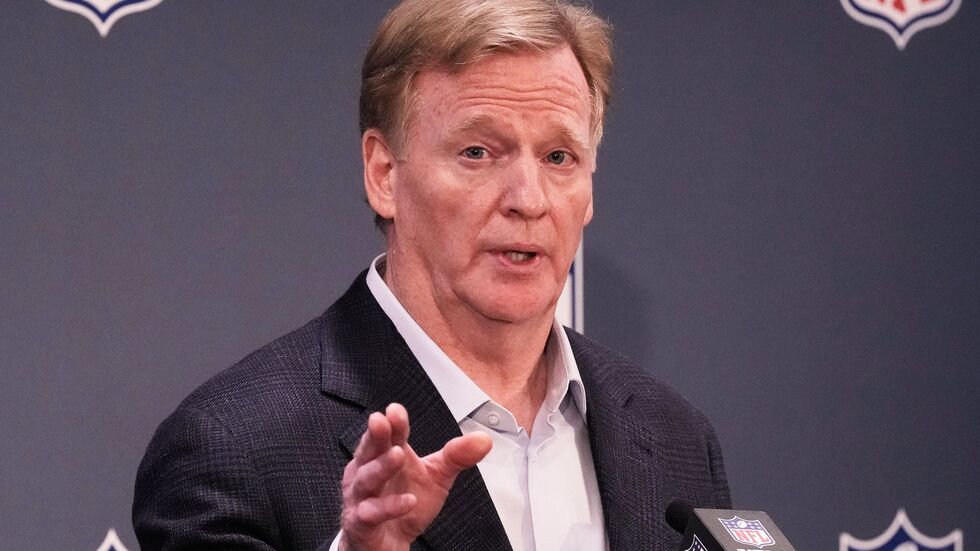 NFL-Commissioner Roger Goodell will Football zum globalen Sport machen. NFL-Commissioner Roger Goodell will Football zum globalen Sport machen.
