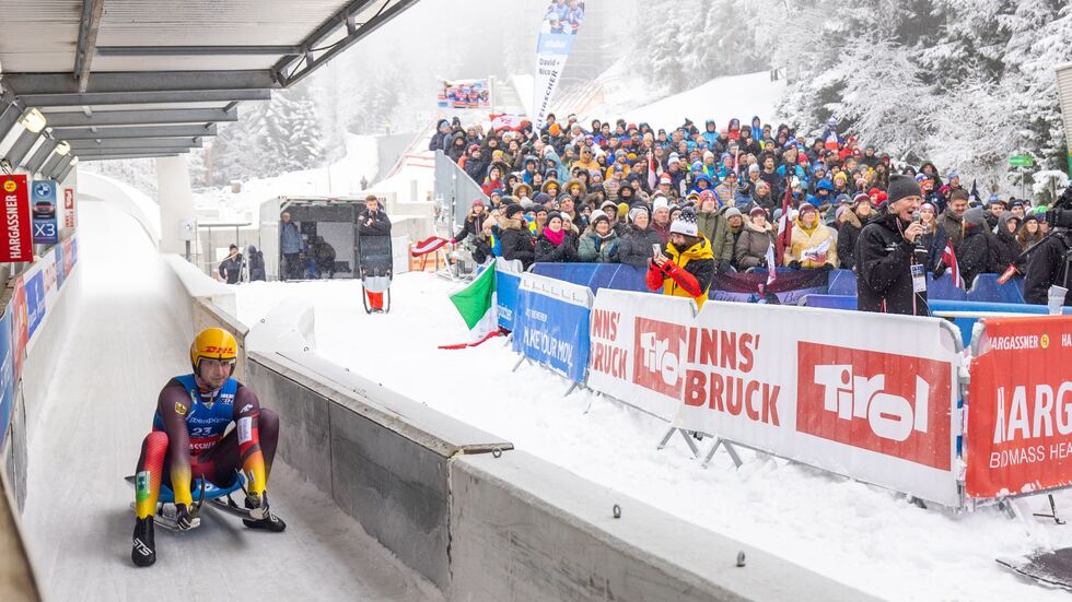 Der Skeleton-Weltcup im Eiskanal in Innsbruck/Igls wurde wegen eines schlechten Bahnzustandes abgesagt. (Archivbild) Der Skeleton-Weltcup im Eiskanal in Innsbruck/Igls wurde wegen eines schlechten Bahnzustandes abgesagt. (Archivbild)