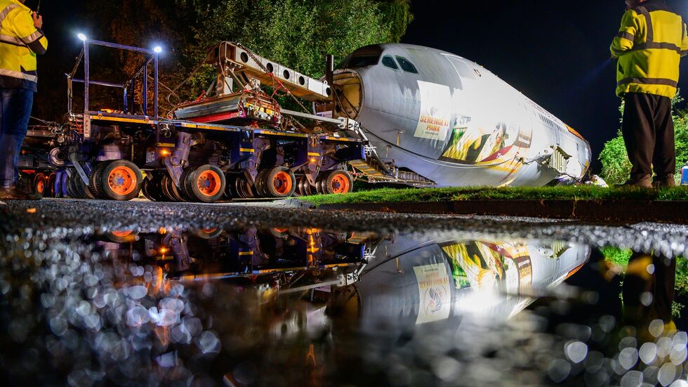 Im Spätsommer 2026 soll aus dem Flugzeug ein Restaurant mit etwa 200 Sitzplätzen entstehen. Im Spätsommer 2026 soll aus dem Flugzeug ein Restaurant mit etwa 200 Sitzplätzen entstehen.