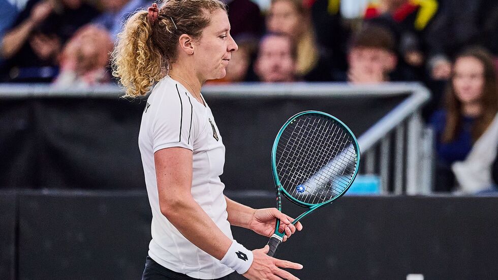 Anna-Lena Friedsam und das deutsche Tennisteam kämpften gegen Belgien.