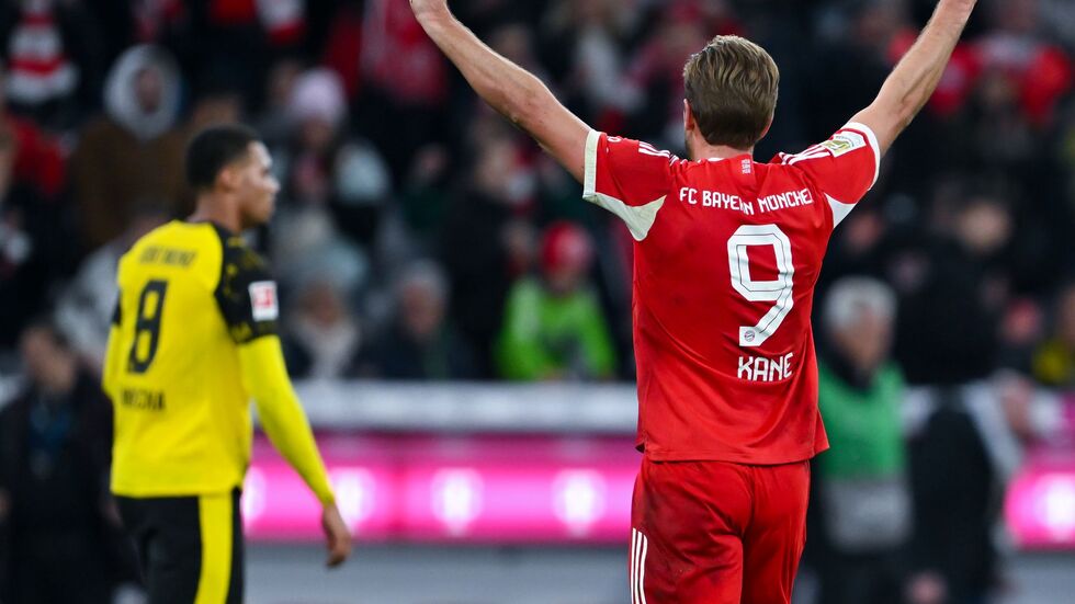 Immer wieder Jubel für Harry Kane und den FC Bayern. Immer wieder Jubel für Harry Kane und den FC Bayern.