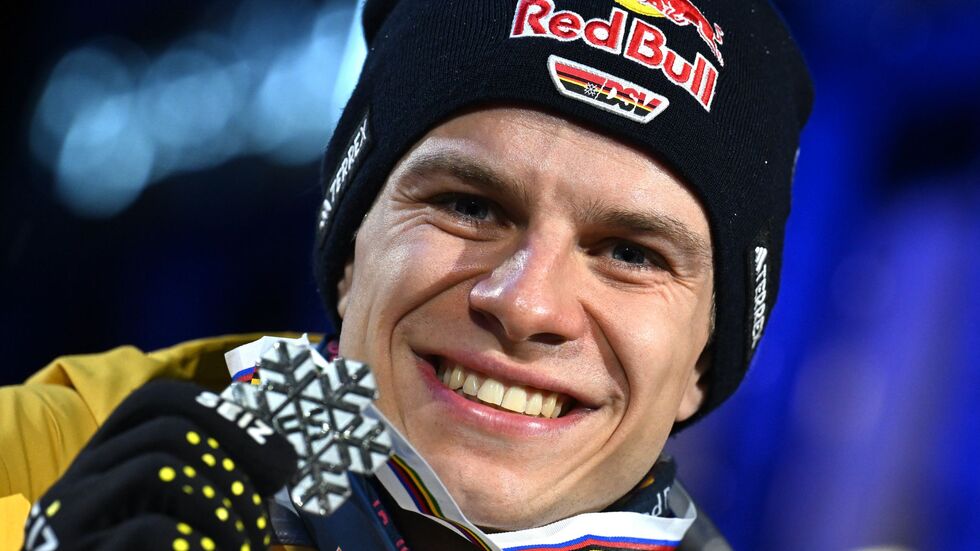 Holte bei der WM 2025 die einzige Skisprung-Medaille: Andreas Wellinger. Holte bei der WM 2025 die einzige Skisprung-Medaille: Andreas Wellinger.
