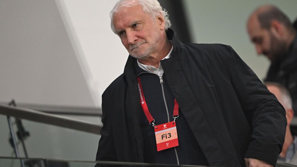 Rudi Völler kann nicht zufrieden sein mit der DFB-Elf. 