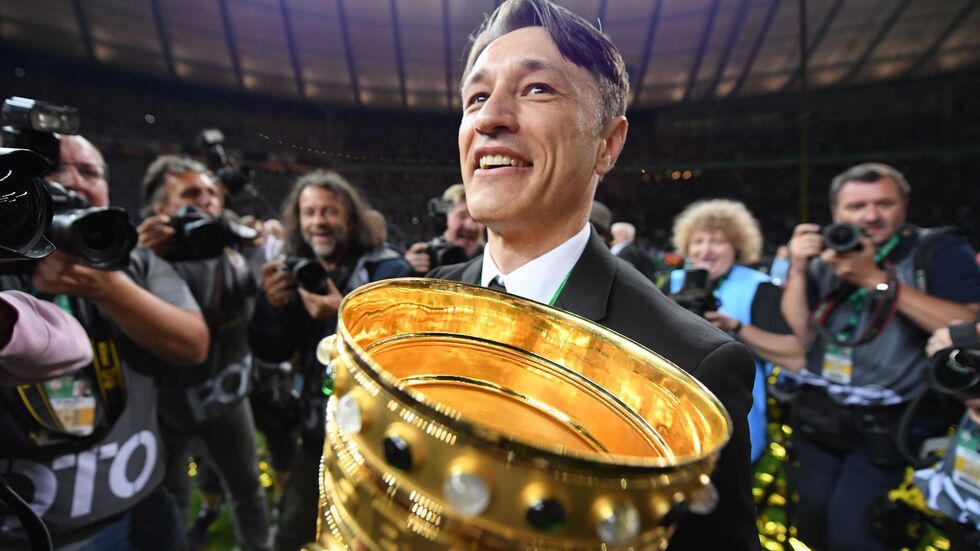 Niko Kovac holte 2018 mit Eintracht Frankfurt den DFB-Pokal. (Archivbild) Niko Kovac holte 2018 mit Eintracht Frankfurt den DFB-Pokal. (Archivbild)