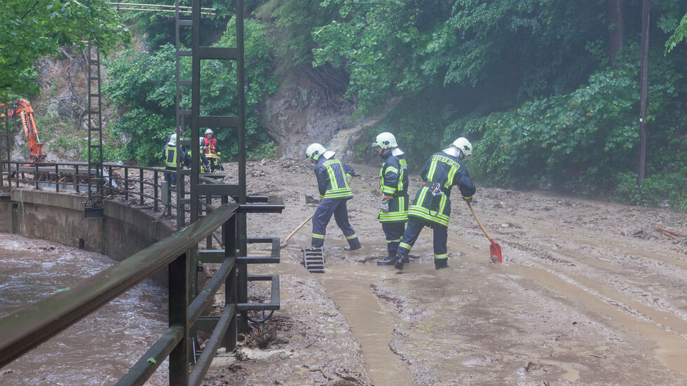 Im Kirnitzschtal gab es erneut eine Schlamm­la­wine. (Foto: Marko Förster)