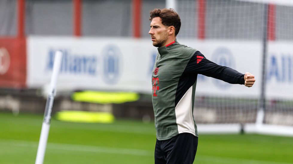 Freut sich nach dem Training im kühlen München auf Sonne in Zypern: Leon Goretzka.