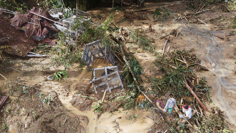 Die Schäden sind überall deutlich zu sehen. Die Schäden sind überall deutlich zu sehen.