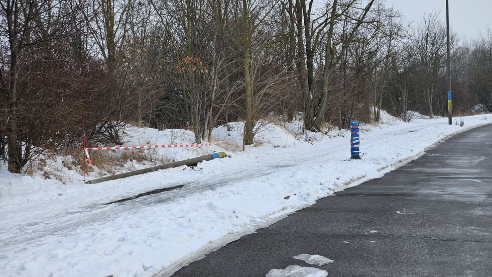 Die Unfallstelle im Überblick.