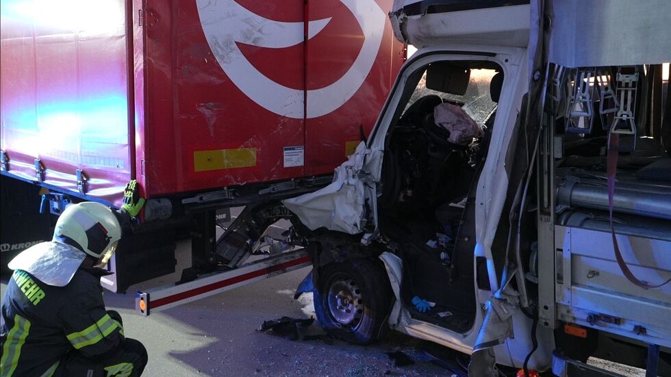 Die Unfallstelle am Dienstagnachmittag.