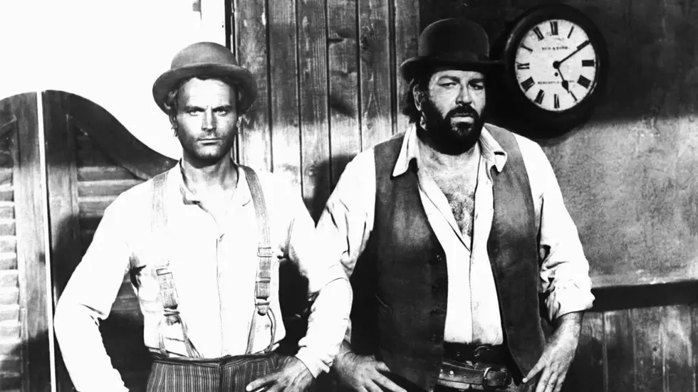 Das berühmte Schauspielduo Terence Hill (87, li.) und Bud Spencer. (1929-2016)