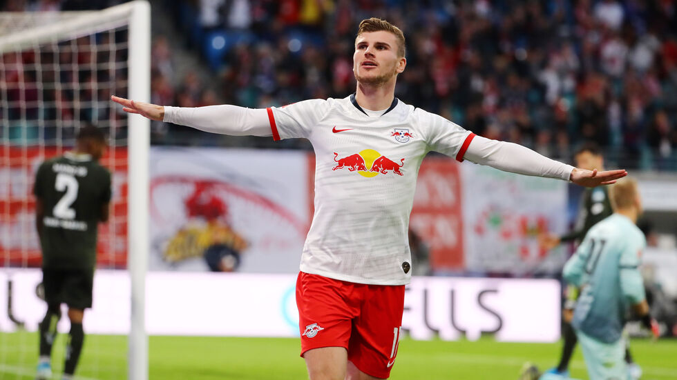 Timo Werner war beim 8:0 gegen Mainz mit drei Toren und drei Vorlagen der überragende Mann auf dem Platz.