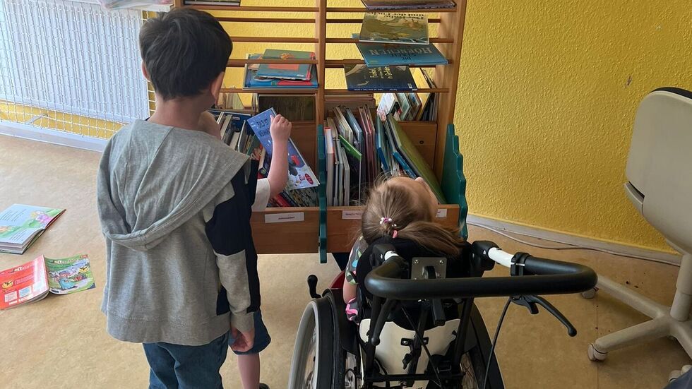 Auch behinderte Kinder werden hier bestens gefördert.