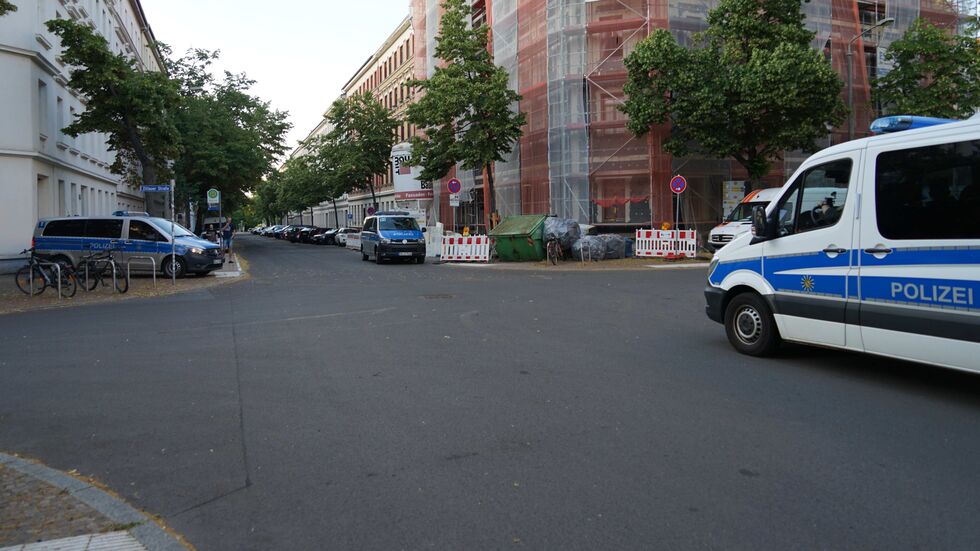 Das Areal ringeherum wurde gesichert.