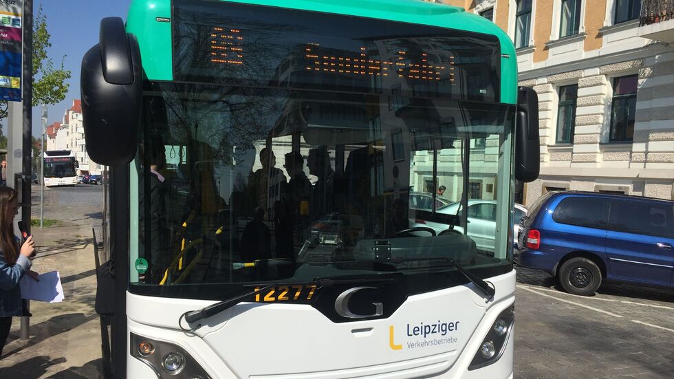 E-Bus in Leipzig