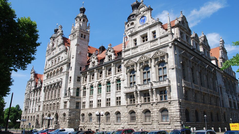 Neues Rathaus in Leipzig