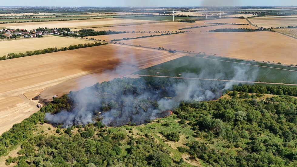Das Feuer ist später offenbar selbst erloschen. Das Feuer ist später offenbar selbst erloschen.