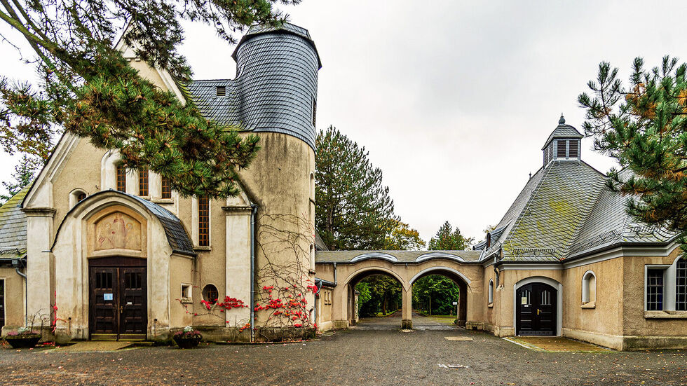 Der Friedhof Kleinzschocher in Leipzig.