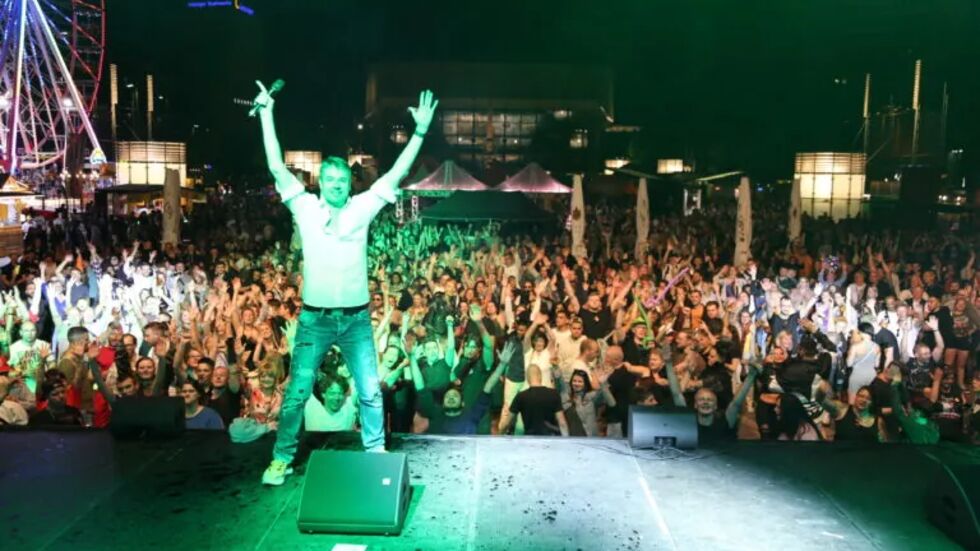 Letztes Jahr beim Stadtfest in Aktion: Radio-Leipzig-DJ Roman Knoblauch.