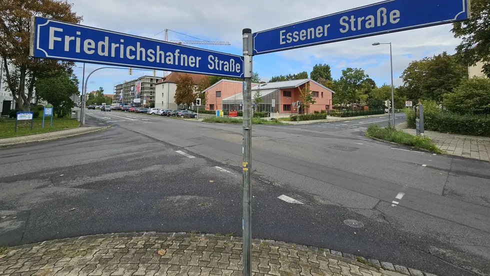 An dieser Kreuzung in Leipzig-Mockau soll der "Fast-Unfall" passiert sein. An dieser Kreuzung in Leipzig-Mockau soll der "Fast-Unfall" passiert sein.
