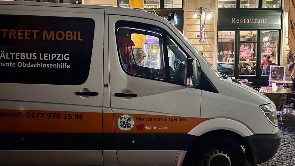 Der Kältebus von Leipzig.