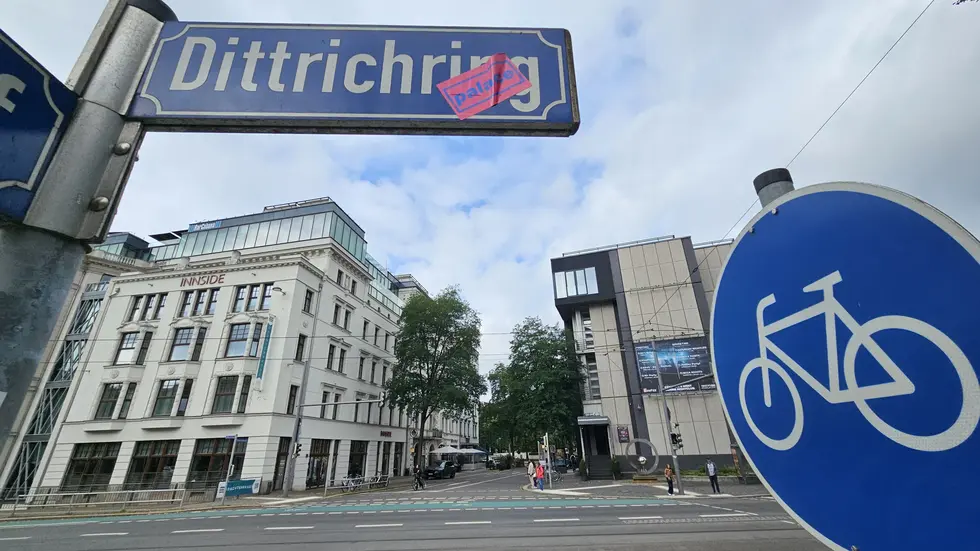 Hier gegenüber dieser Disko in der Leipziger Innenstadt ist der Überfall passiert. Hier gegenüber dieser Disko in der Leipziger Innenstadt ist der Überfall passiert.