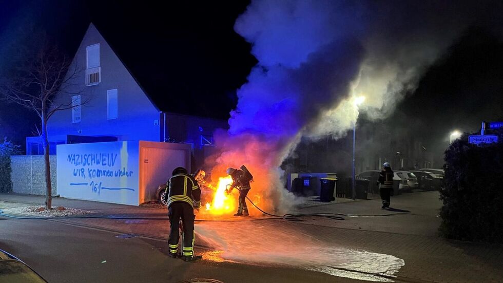 Brandanschlag auf Auto