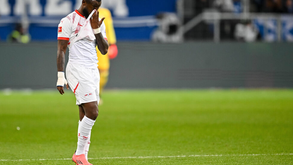 Enttäuscht bei RB Leipzig