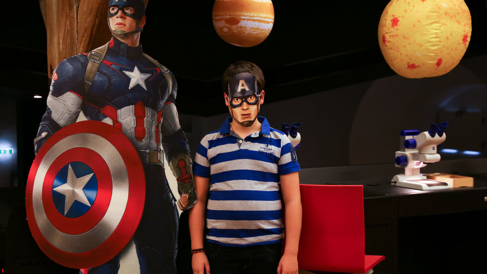 In den Herbstferien sind Superhelden in der terra mineralia zu Gast.