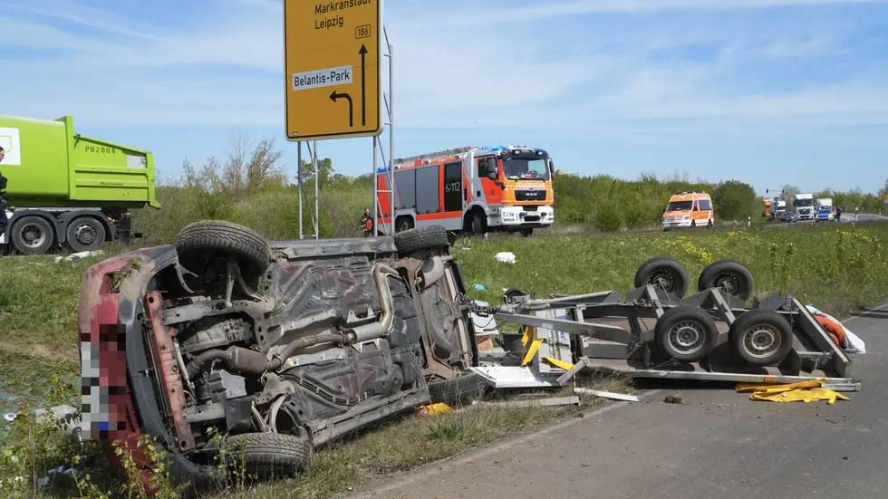 Hier ist das Ganze passiert (siehe Schild).