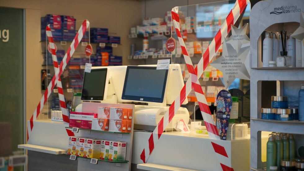 Zahlreiche Apotheken haben geschlossen.