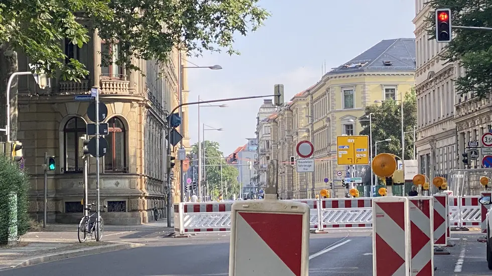 Die Vollsperrung der Harkortstraße vorm Bundesverwaltungsgericht gilt voraussichtlich bis 7. August.