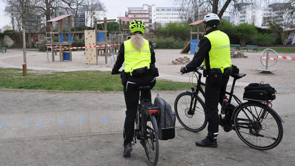 Fahrradstreife des Ordnungsamts Leipzig