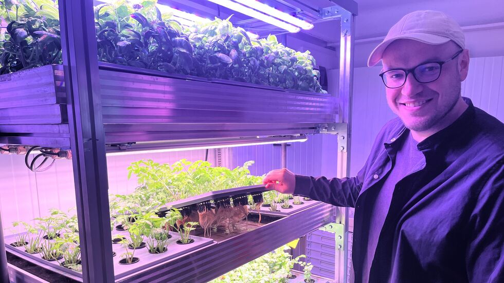 Kay Plat hat die Firma "greenhub" vor zwei Jahren mit einem Studienkollegen gegründet.