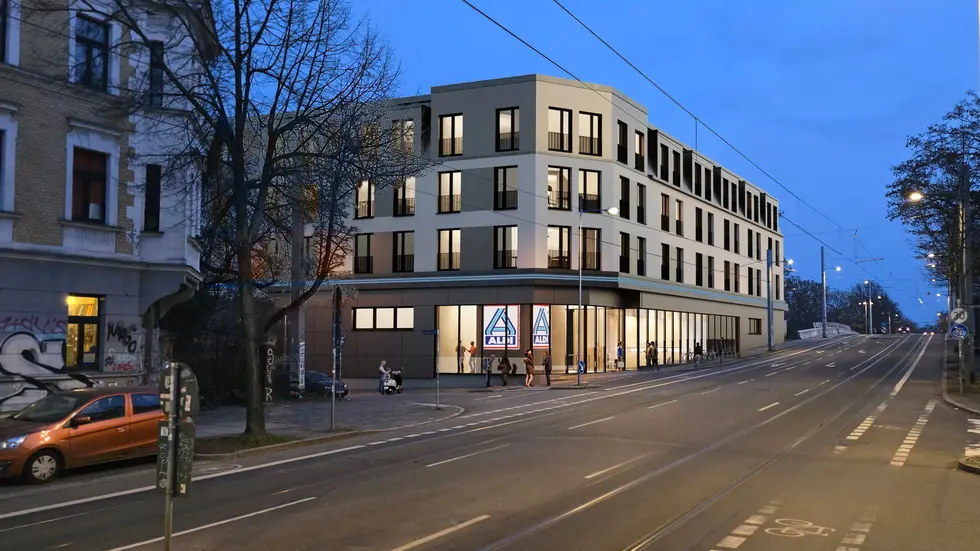 Und so soll es von der anderen Seite aus ausehen.