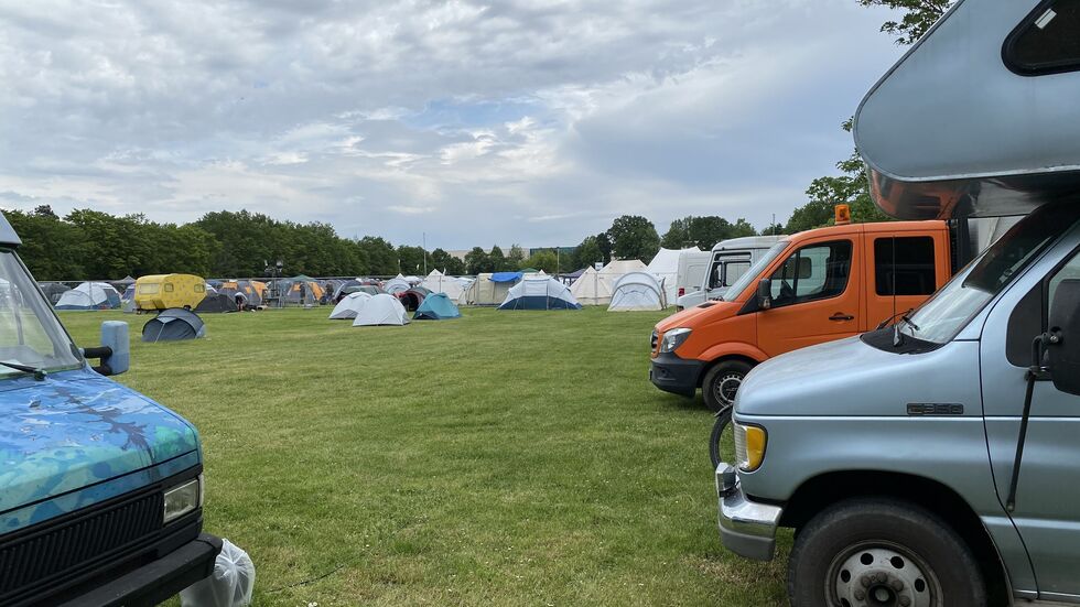 Festivalstimmung und Zeltplatzromantik.