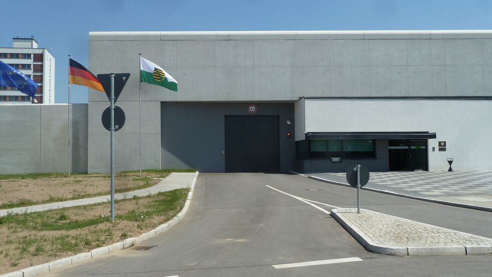 Symbolbilld: Die JVA Chennitz. Symbolbilld: Die JVA Chennitz.