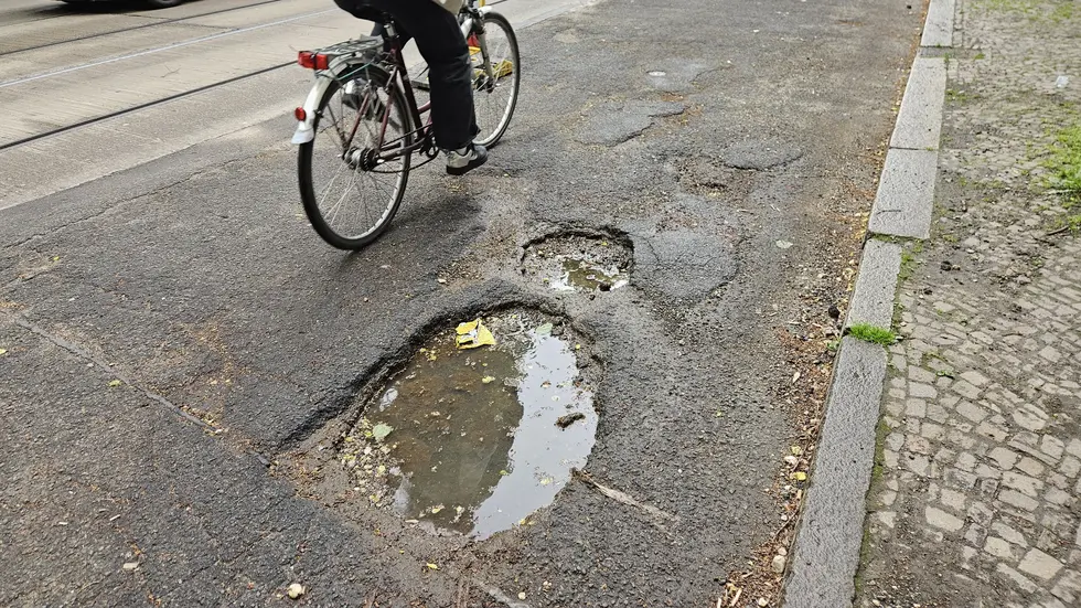 Auch auf der Marschnerstraße gibt´s aktuell Probleme.